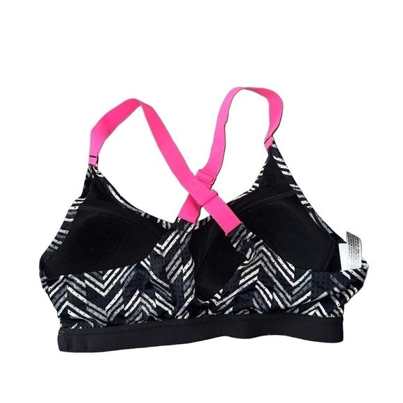 VSX SPORT by Victoria's Secret Sports Bra Women's Size 32B Pink And Black - Picture 2 of 3